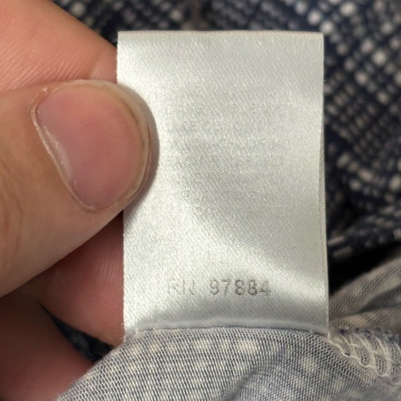 Tart collection Blue Checkered blue modal Long Sleeve Open Wrap Blouse size xs - Picture 13 of 16